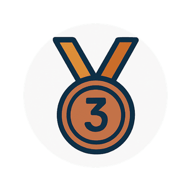 3rd Place Bronze Medal