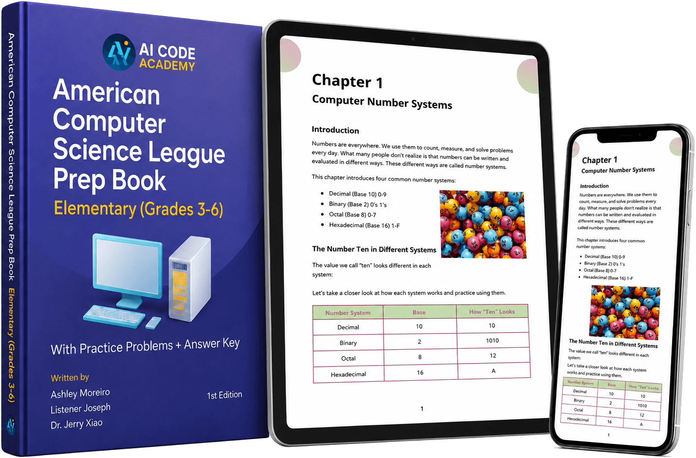 Digital ACSL prep book on multiple devices